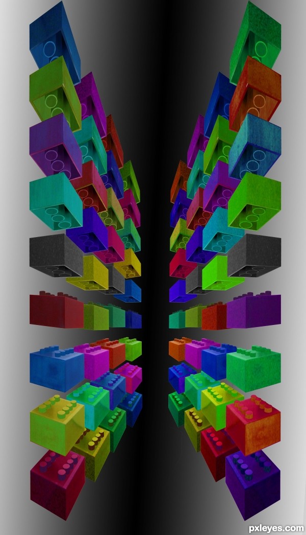 Creation of lego vortex: Final Result